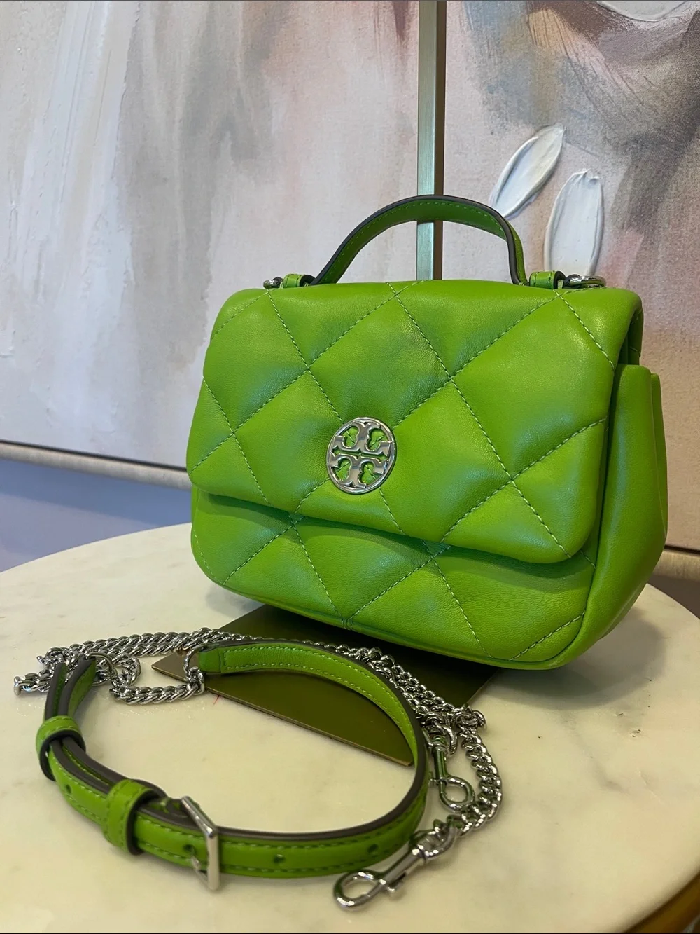 Tory Burch bright lime